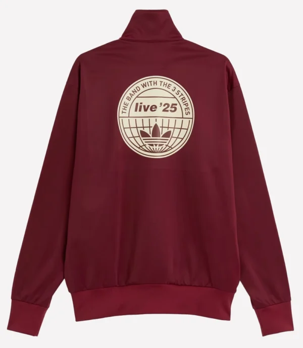 Adidas x Oasis Maroon Track Jacket