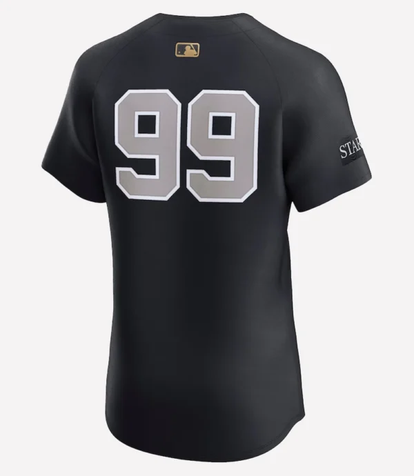 Aaron Judge New York Yankees Alternate Sponsor Patch MLB Awards Gold Batterman Elite Jersey