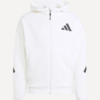 Adidas Z.N.E. Full-Zip Hooded White Track Jacket