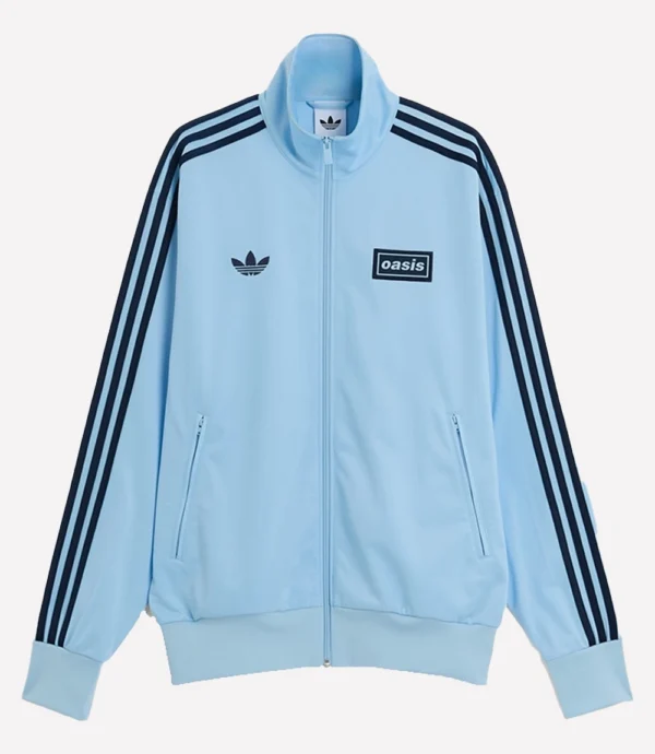 Unisex Adidas x Oasis Sky Blue Track Jacket