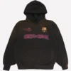 CJ x Nike x FCB Spray Logo Pullover Black Fleece Hoodie