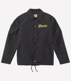 Coors American Needle Black Coaches Jacket