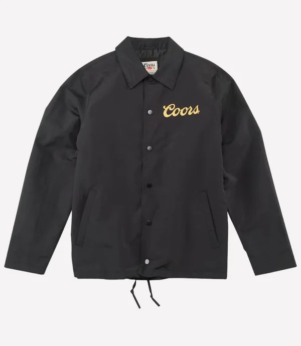 Coors American Needle Black Coaches Jacket