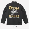 Coors American Needle Coaches Full-Snap Black Satin Jacket