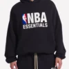 Fear of God Black NBA x ESSENTIALS Pullover Hoodie