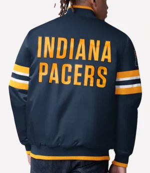 Indiana Pacers Starter Scout Satin Varsity Jacket