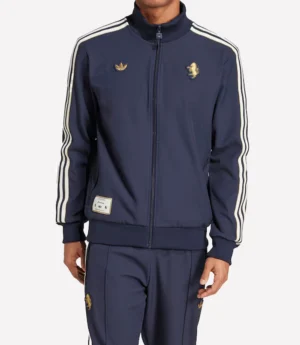 Juventus adidas Originals Terrace Icons Collection Full-Zip Navy Track Jacket
