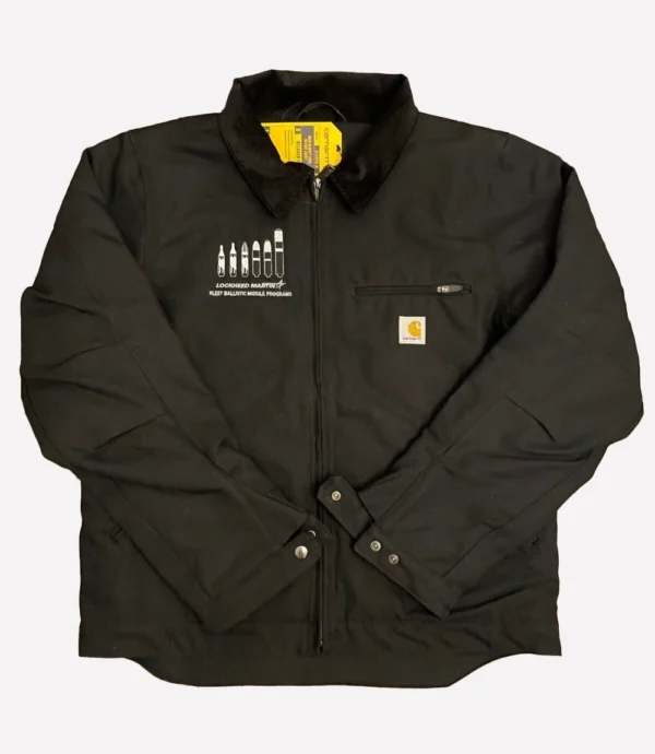 Lockheed Martin ICBM Black Carhartt Duck Detroit Jacket