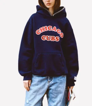 Madhappy x MLB Chicago Cubs Cooper Applique Pullover Hoodie