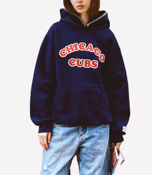 Madhappy x MLB Chicago Cubs Cooper Applique Pullover Hoodie