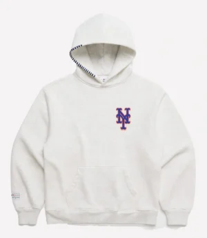 Madhappy & New York Mets Heather Heavyweight Fleece Hoodie Grey