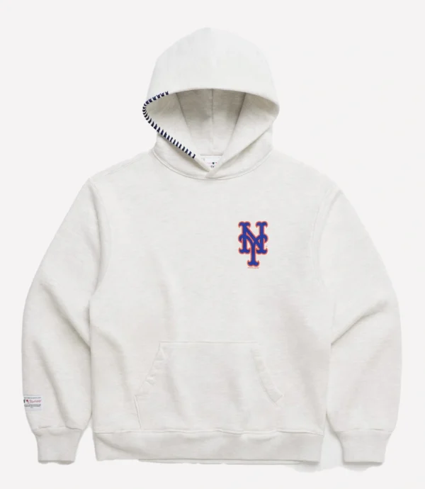 Madhappy & New York Mets Heather Heavyweight Fleece Hoodie Grey