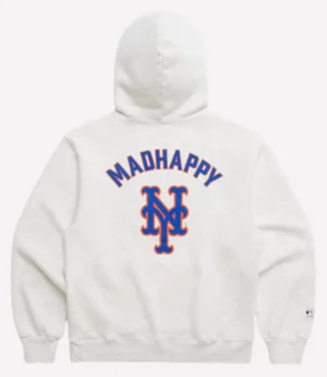 Madhappy & New York Mets Heather Gray Heavyweight Fleece Hoodie