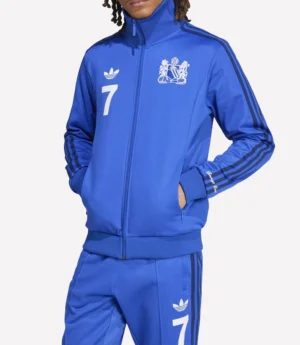 Manchester United George Best Blue Track Top Jacket