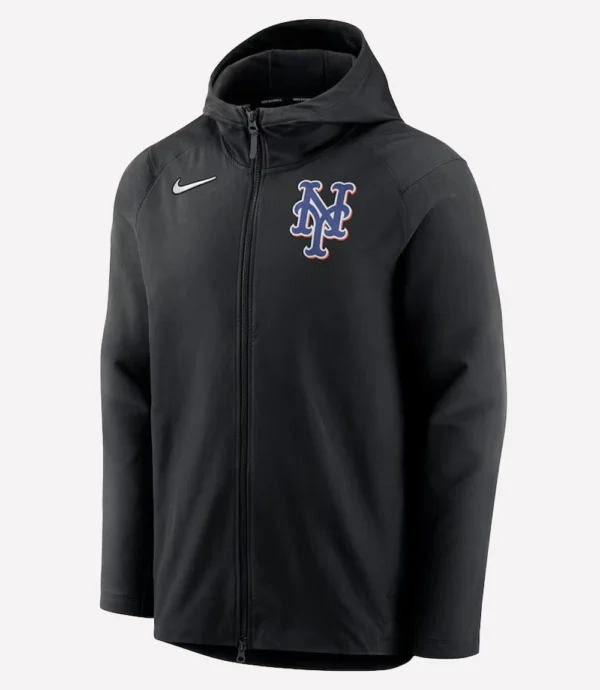 New York Mets Raglan Performance Full-Zip Jacket