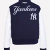 New York Yankees Pro Standard Women's Game Day Classics Wool Navy Varsity Jacket