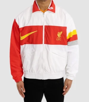 Mens LFC White Heritage Jacket