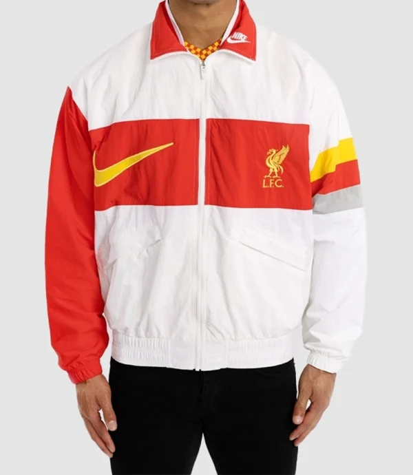 Mens LFC White Heritage Jacket