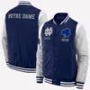 Notre Dame Fighting Irish Full-Snap Bomber Jacket