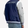Notre Dame Fighting Irish Full-Snap Navy Jacket