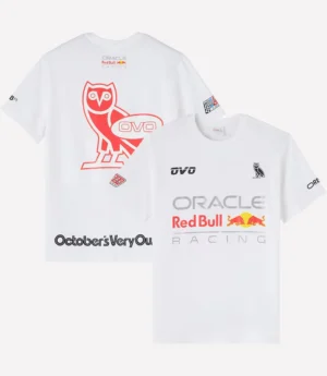 Unisex OVO x Oracle Red Bull Racing Team White T-Shirt