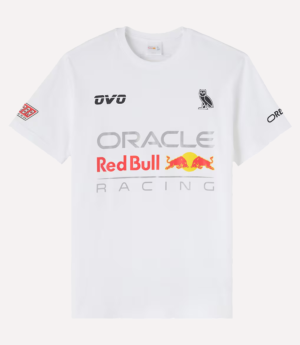 OVO x Oracle Red Bull Racing Team T-Shirt White