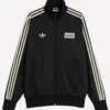 Oasis x Adidas 3 Stripes Black Zip-up Track Jacket