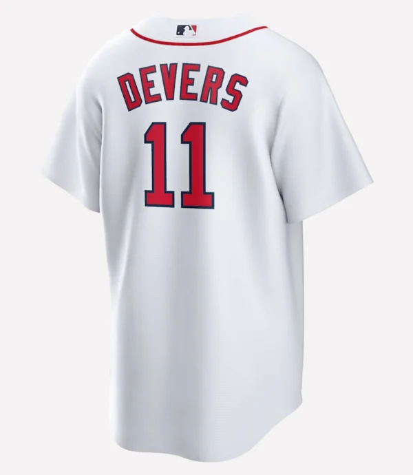 Rafael Devers White Boston Red Sox 2021 Patriots' Day Official Replica Player Jersey