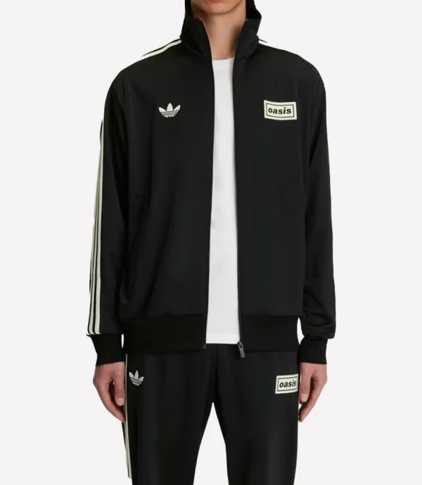 Oasis x Adidas Black Track Jacket
