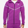 Tech Windrunner Purple Reflective Jacket