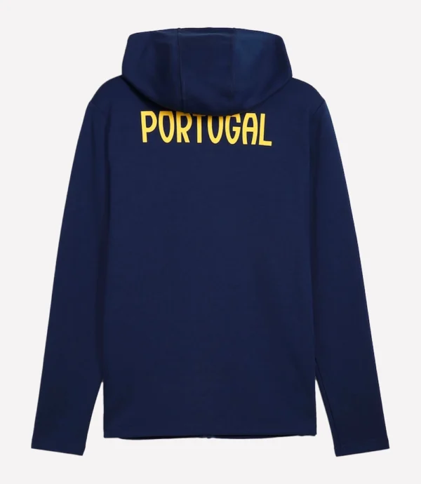 2025 Cristiano Ronaldo Portugal Puma Full-Zip Blue Track Jacket