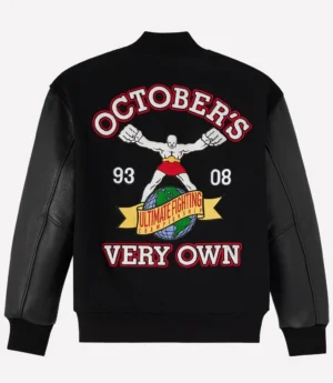 Unisex 2025 UFC Championship Black Varsity Jacket