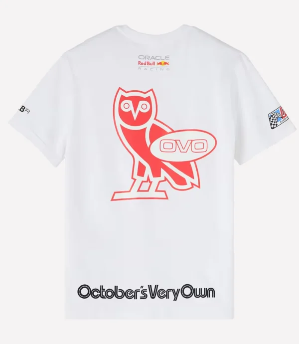 OVO x Oracle Red Bull Racing Team White T-Shirt