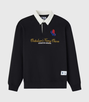 Chelsea FC X OVO Rugby Black Shirt