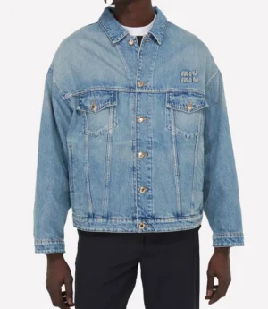 Miu Miu Denim Jacket Blue