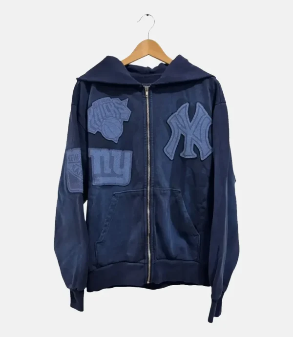 2025 Travis Scott Blue Hoodie Fanatics Fest NYC