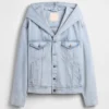 Unisex GAP X BEIS Blue Hooded Denim Jacket