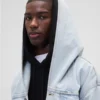 Unisex GAP X BEIS Blue Hooded Denim Jacket
