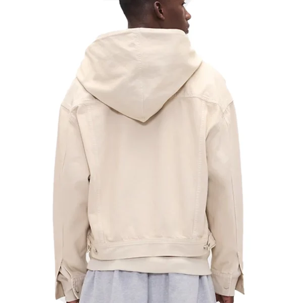 Gap × BÉIS Oversized Denim Jacket cream