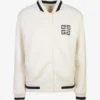 Unisex Givenchy Varsity 4G White bomber jacket
