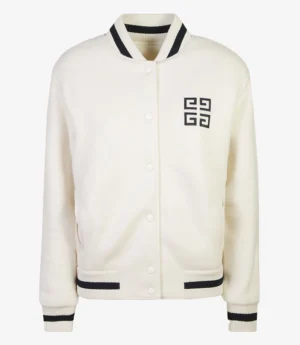 Unisex Givenchy Varsity 4G White bomber jacket