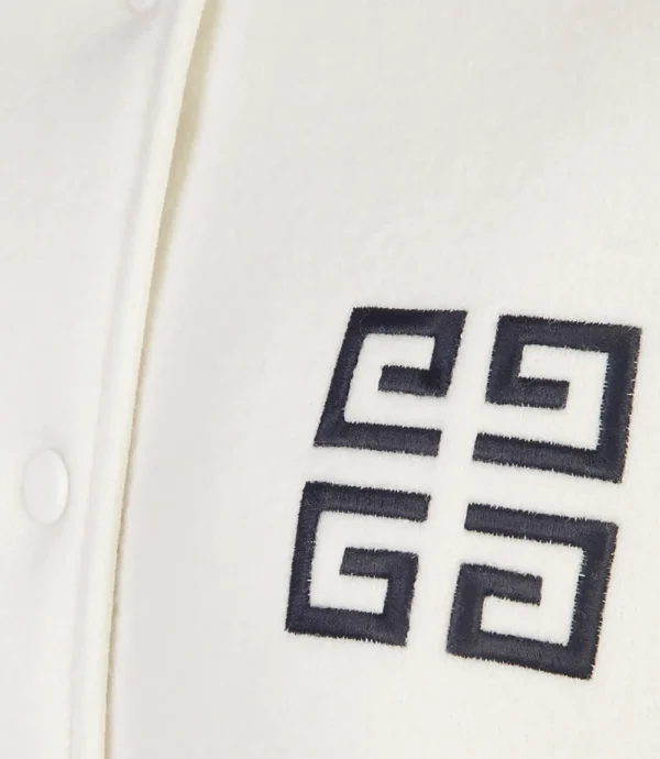 Givenchy Varsity 4G White bomber jacket
