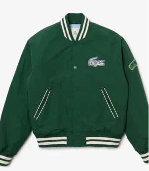 Lacoste Heritage Green Bomber Jacket