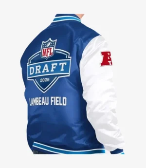 Unisex NFL Draft 2025 Blue Starter Letterman Jacket