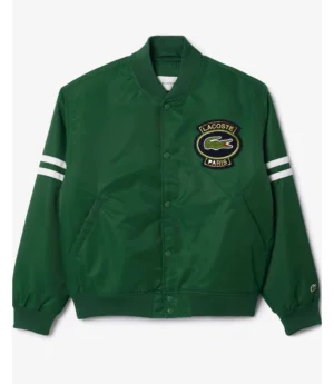 Novak Djokovic Lacoste Green Bomber Jacket