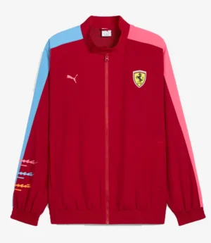 Unisex Puma Scuderia Ferrari Miami Grand Prix T7 Red Track Jacket