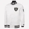 Tom Brady White Raiders Jacket for Sale