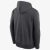 Pittsburgh Steelers Anthracite Toss Sweep Performance Grey Hoodie