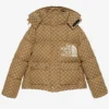 Unisex Gucci x The North Face Puffer Khaki Jacket