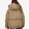 Gucci x The North Face Puffer Khaki Jacket For Unisex